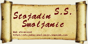 Stojadin Smoljanić vizit kartica